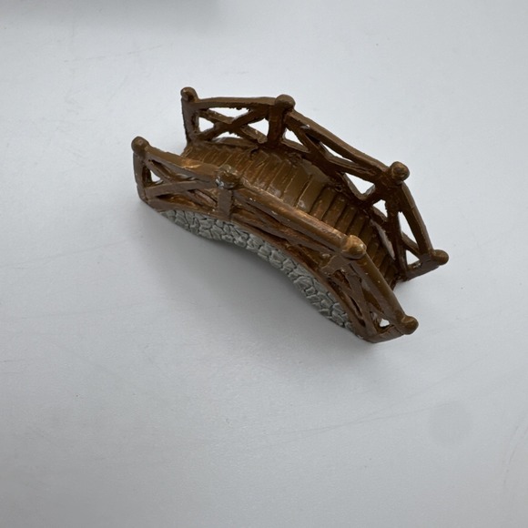 Liberty Falls Miniature Figurines Accessory Set Vtg‎ 90s Horses Mailboxes Bridge - Picture 11 of 11